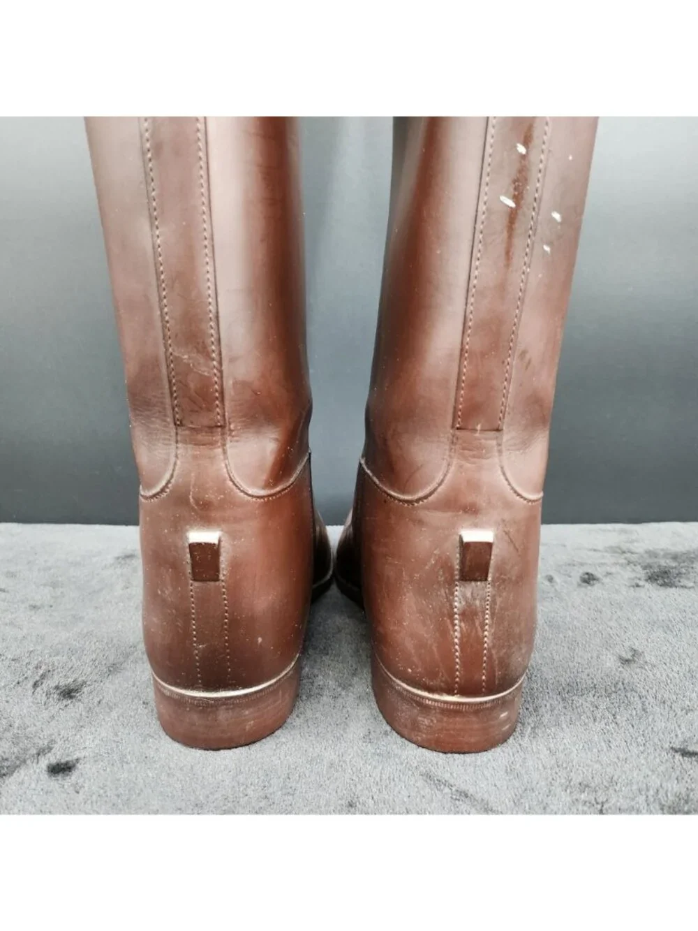 Aigle Saumur Super Haute Riding Boots FR 38 US 6.5 Waterproof Equestrian Rubber